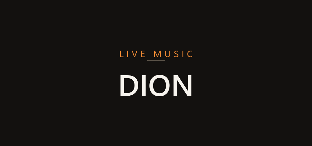 Live Music - Dion logo